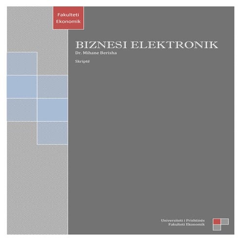 BIZNESI ELEKTRONIK - Dr. Mihane Berisha (Skriptë)