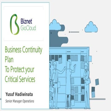 BiznetGio Presentation Business Continuity