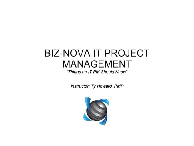 Biz Nova It Project Bonus Slides