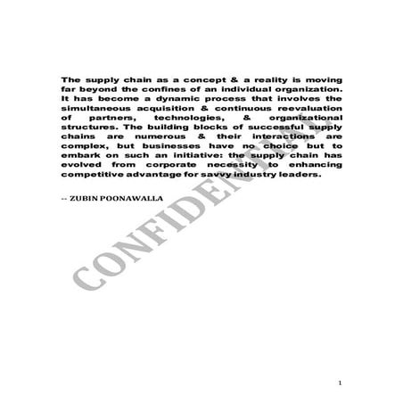 Biz Plan -  Cold Chain