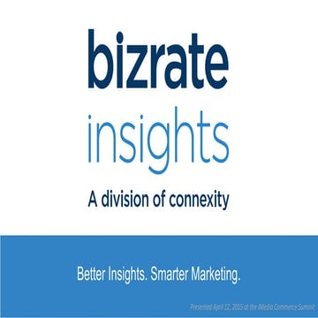 Bizrate Insights iMedia Conference Presentation