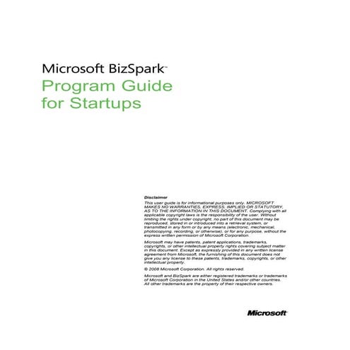 The Hatch Startup Accelerator Program Brochure | PDF