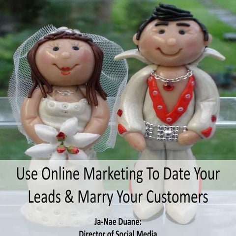 Use Online Marketing to Date Your Leads & Marry Your Customers
