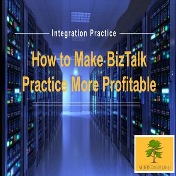Integration Practice: How to make BizTalk Practice more profitable?