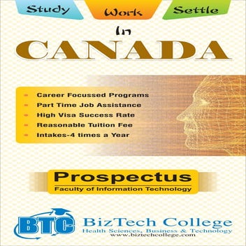 Biz tech college canada   prospectus - faculty of information technology