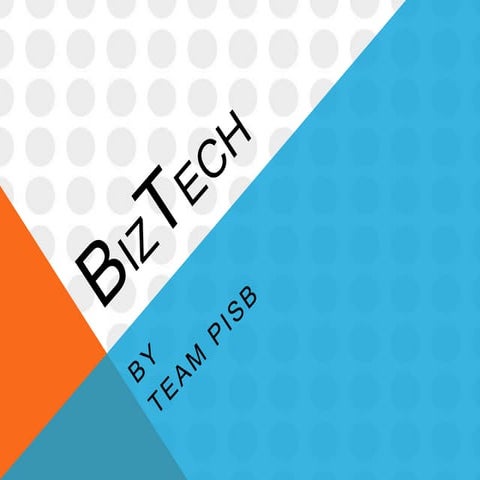 Credenz'18 BizTech Prelims PPT 