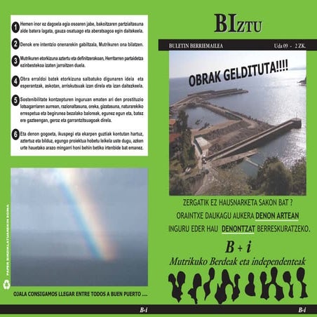 Mutrikuko portua: BIZTU boletina