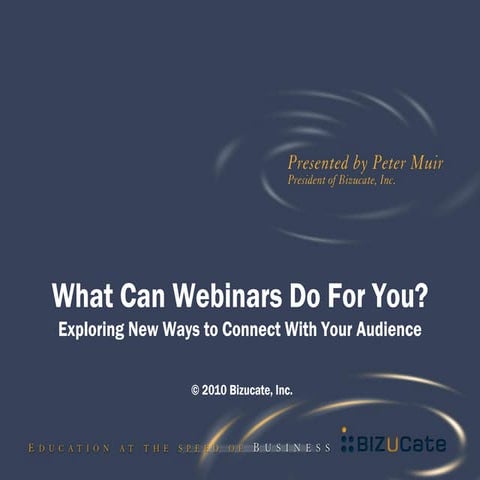 Event Driven Marekting: Webinars