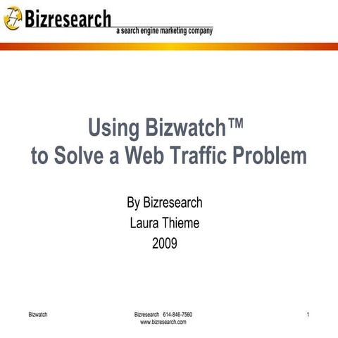 Bizwatch Search Analytics Solving PPC & SEO Problemswith Bizwatch