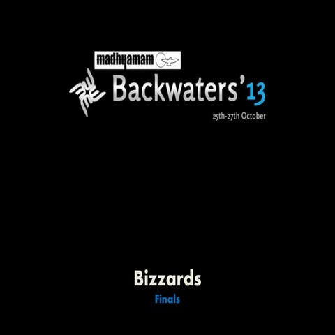 Bizzards | Finals | Bizzathlon | Backwaters | IIM Kozhikode