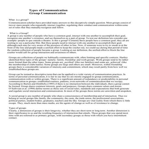 Group Communication | PPTX
