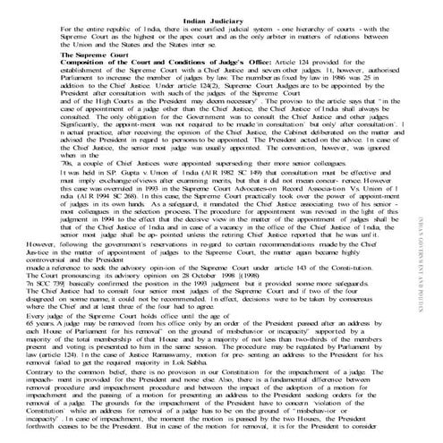 Bjmc i, , igp, unit-iv, Indian Judiciary