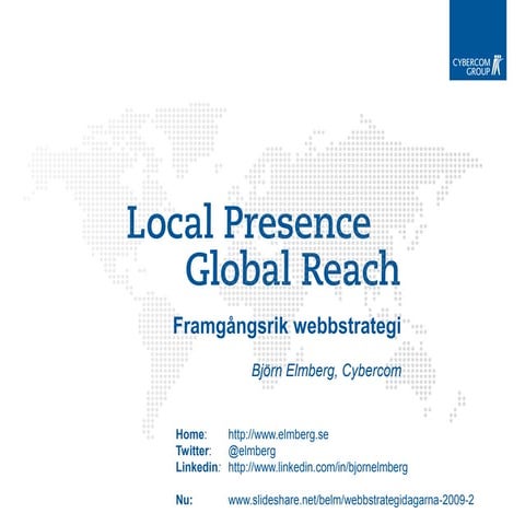 Webbstrategidagarna 2009 2