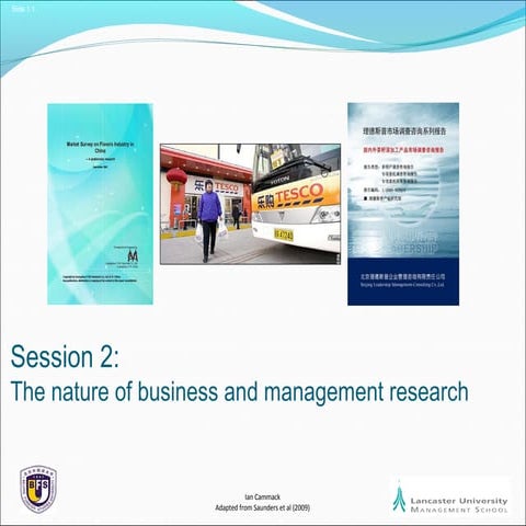 1.lecture 1 introduction to business research method | PPTX