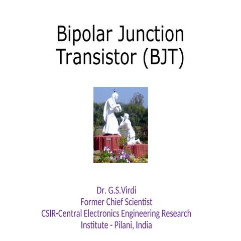 Bipolar Junction Transistors (BJTs): Basics, Construction & Configurations