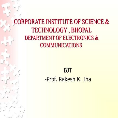 transistors and its classification-FET and BJT.ppt