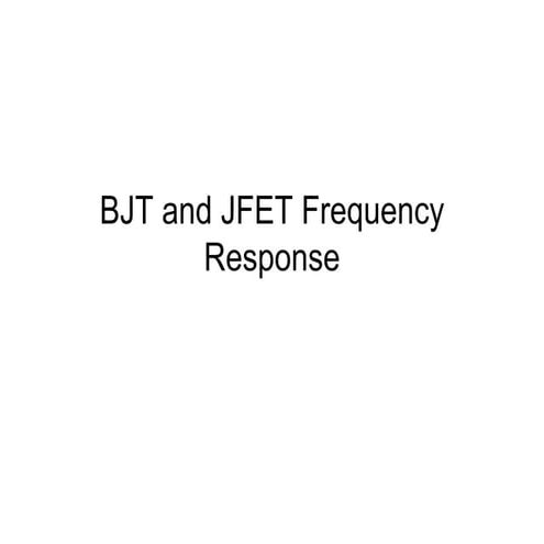 Bjt+and+jfet+frequency+response