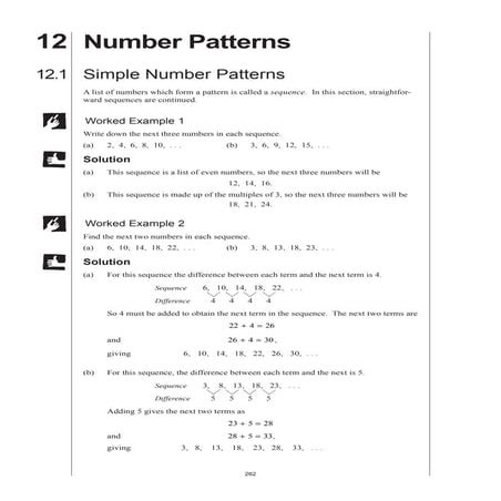 SEQUENCE AND PATTERNS for Grade Six students | PPT