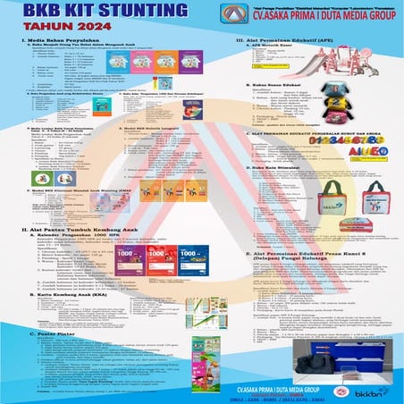 BKB (Bina keluarga balita ) Kit Stunting  2024