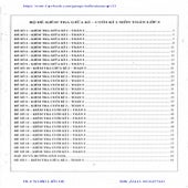 BỘ đề kiểm tra học kỳ 2 môn toán lớp 5 năm học 2021-2022.