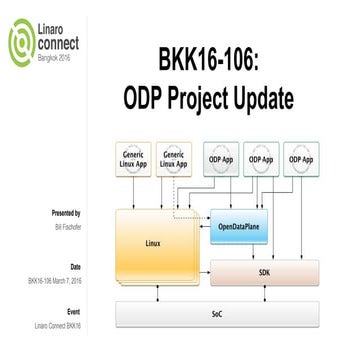 BKK16-106 ODP Project Update