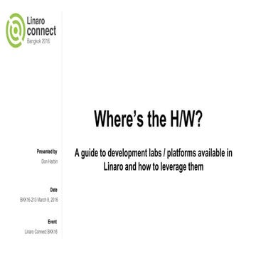 BKK16-213 Where's the Hardware?