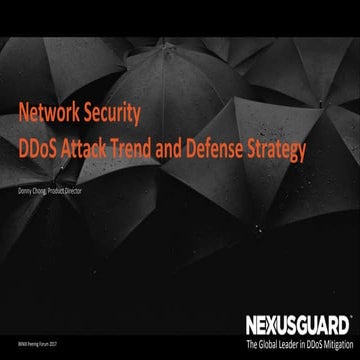 BKNIX Peering Forum 2017 : DDoS Attack Trend and Defense Strategy