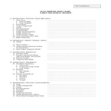 Buku induk | PDF