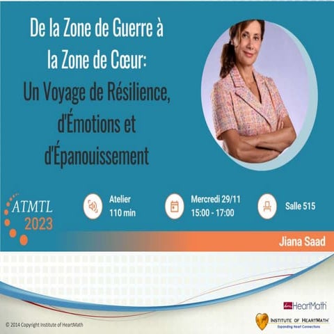 ATMTL23 - De la Zone de Guerre à la Zone de Cœur : Un Voyage de Résilience, d...