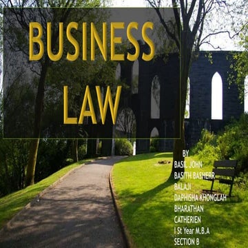 Business Law