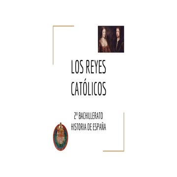 Los Reyes Católicos