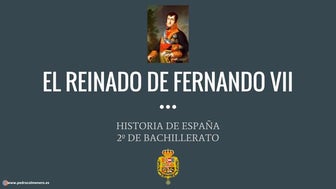 El reinado de Fernando VII