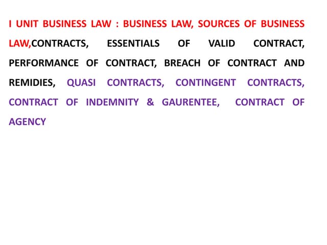 Business Law 1