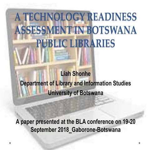 BLA 2018 shonhe  technology readiness