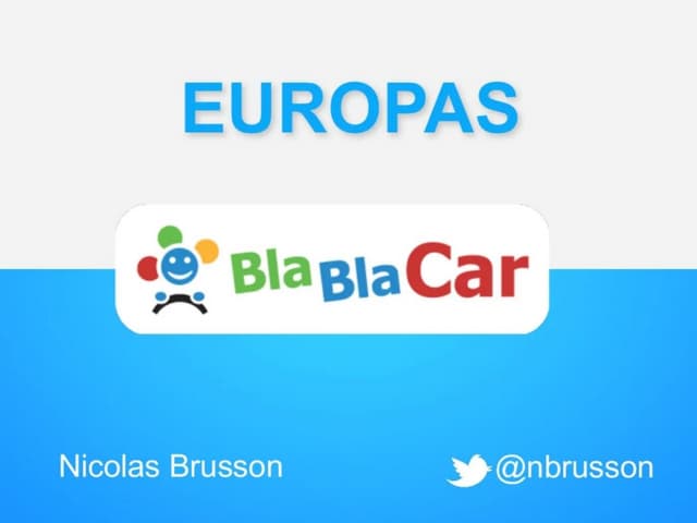 Blablacar Pitch Deck