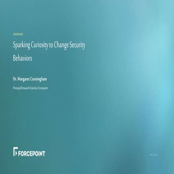 Sparking Curiosity to Change Security Behaviors