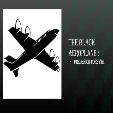 BLACK AEROPLANE (FROM TWO STORIES ABOUT FLYING) | PDF