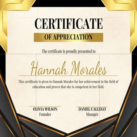 Black and Gold Luxury Appreciate Certificate.pptx