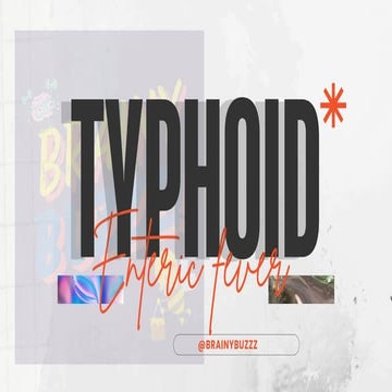 Let's understand , typhoid fever!!!!!!!!