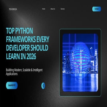 Top Python Frameworks Every Developer Should Learn in 2026 | PPTX