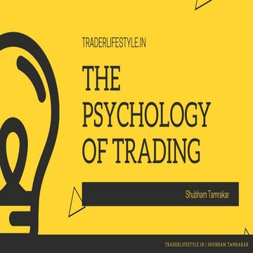 The psychology of trading 