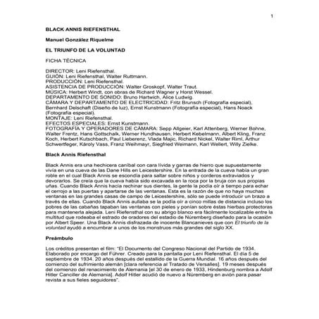 Black Annis Riefensthal