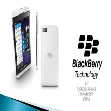 Blackberry ppt | PPTX