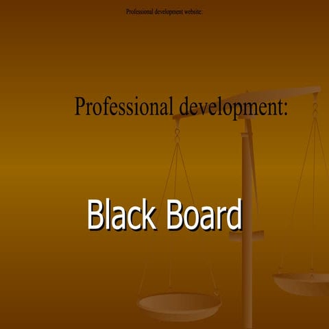 Black board