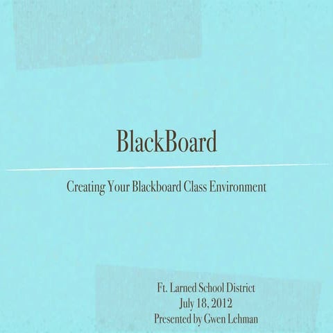 Blackboard