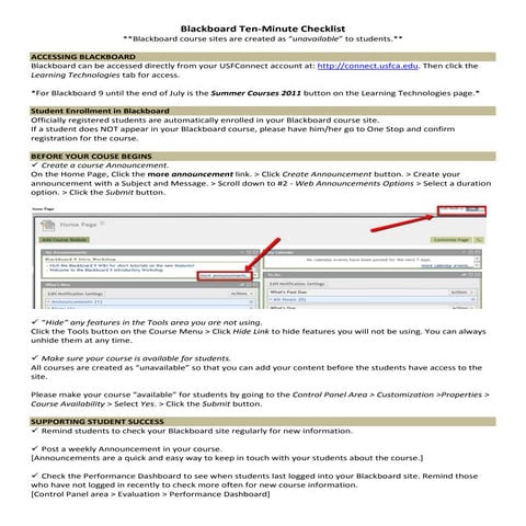 Blackboard9 tenminutetips