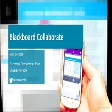Blackboard Collaborate Overview