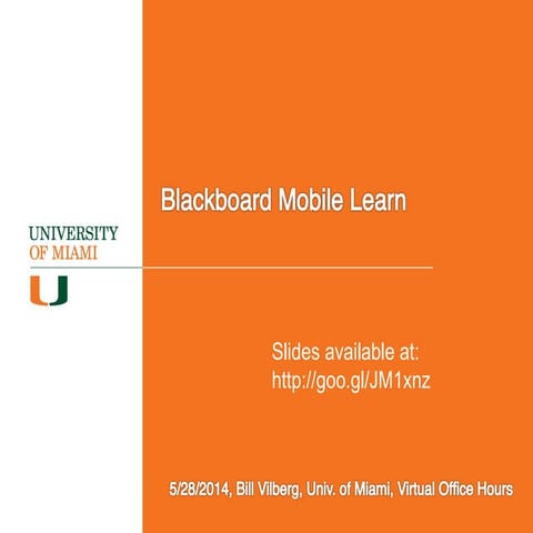 Blackboard Mobile Learn