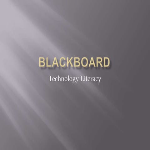 Blackboard PowerPoint