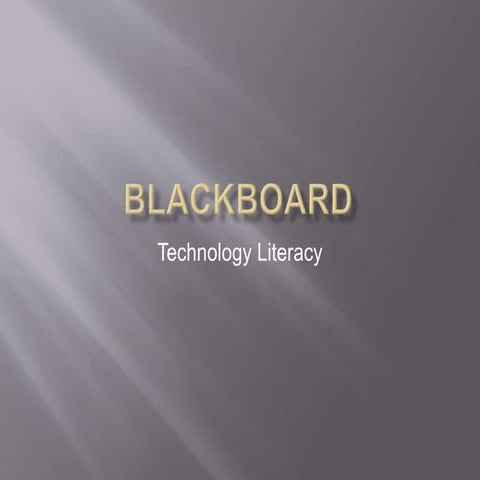 Blackboard Powerpoint